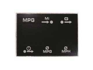 Snelheidsmeterdisplay voor AUDI 80 100 200 V8 Instrumentenpaneel Mijl MPH MFA FIS