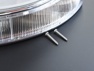 Indicator housing for PORSCHE 911 F SWB 912 -68 + lens WHITE FRONT RIGHT