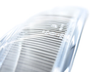 Bo&icirc;tier de clignotant pour PORSCHE 911 F SWB 912 - 1968 + lentille BLANC AVANT GAUCHE