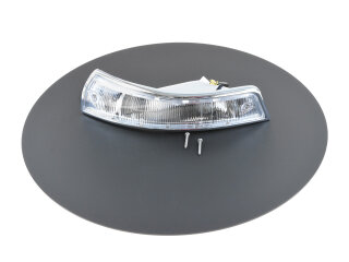 Bo&icirc;tier de clignotant pour PORSCHE 911 F SWB 912 - 1968 + lentille BLANC AVANT GAUCHE