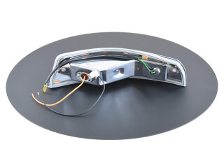 Bo&icirc;tier de clignotant pour PORSCHE 911 F SWB 912 - 68 + lentille orange AVANT GAUCHE