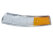 Lente indicadora para PORSCHE 911 F 69-73 DIANTEIRA BRANCA-LARANJA CROMADA ESQUERDA