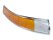 Lente indicadora para PORSCHE 911 F 69-73 DIANTEIRA, LARANJA-BRANCA CROMADA, LADO DIREITO