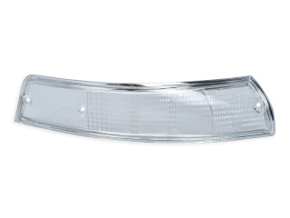 Lente indicadora para PORSCHE 911 F 69-73 DIANTEIRA CROMADA BRANCA L+D