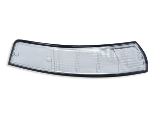 Indicator lens for PORSCHE 911 F 69-73 FRONT indicator WHITE BLACK L+R