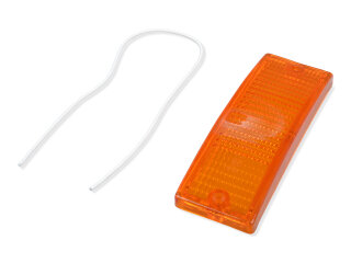Lente de intermitente para PORSCHE 911 G 74-89 SC 930 Intermitente delantero Naranja L=R