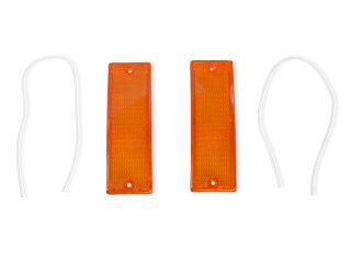 2 lentilles de clignotants pour Porsche 911 G 74-89 SC 930, clignotants avant orange (gauche et droite)