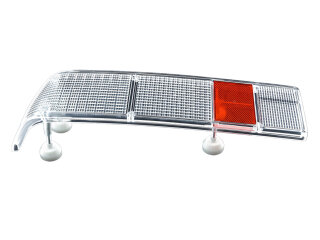 Lente de luz trasera para PORSCHE 914 BLANCO-ROJO, luz trasera izquierda