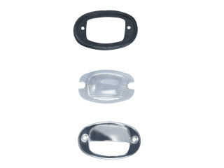 1x Luz de matrícula para PORSCHE 356 B/C