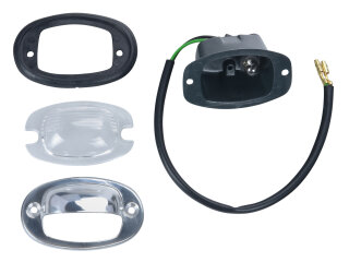 1x Luz de Placa para PORSCHE 356 B/C com Carcaça