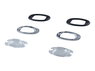 2x luzes de matr&iacute;cula para luz de matr&iacute;cula PORSCHE 356 B/C