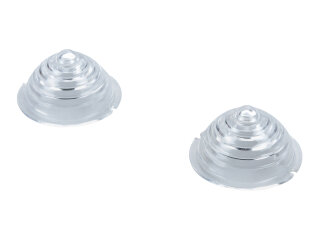 2 lentes de intermitentes para PORSCHE 356 A 52-56. Intermitentes delanteros blancos transparentes (izquierdo = derecho).