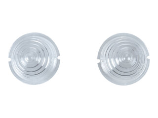 2x Knipperlichtlenzen voor PORSCHE 356 A 52-56 Voorknipperlichten Helder Wit L=R