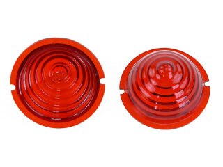 Lentes de luces traseras para PORSCHE 356 Pre/A 52-56 ROJOS IZQUIERDO + DERECHO