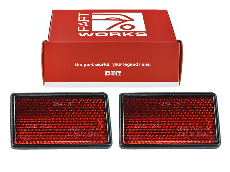 2x Refletores de Para-choque para PORSCHE 911 turbo 930 -...