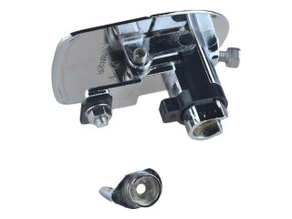 Door handle for PORSCHE 914, exterior right door, chrome