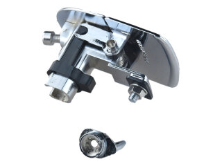 Poign&eacute;e de porte pour porte PORSCHE 914 EXTERNE GAUCHE CHROME