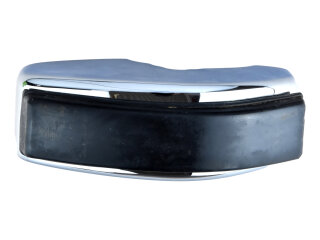 1x Buzina de Para-choque para PORSCHE 911 F at&eacute; 912 de 1970 com Borracha DIANTEIRA ESQUERDA ESTREITA