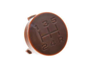 Gear knob cap for PORSCHE 924 944 gear lever cover BROWN