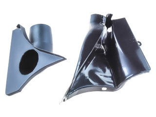 Dutos de ar do aquecedor para PORSCHE 911 F 930, guia de ar com flange L+R