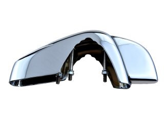 1x bumper horn for PORSCHE 356 B C bumper REAR LEFT