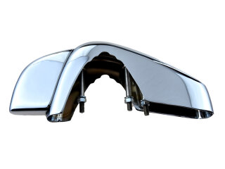 1x bumperhoorn voor PORSCHE 356 B C bumper RECHTS ACHTER