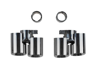 2 Ponteiras de Escape para PORSCHE 997 Carrera - 2008 Ponteiras de Escape 99711198121 L+R