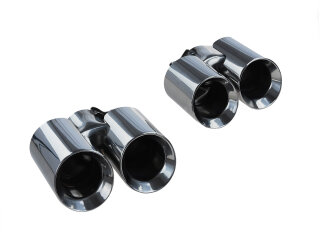 2 terminali di scarico per PORSCHE 997 Carrera -08 Terminali di scarico 99711198121 L+R