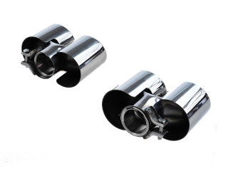 2x Exhaust Tailpipes for PORSCHE 997 Carrera -08 Exhaust...