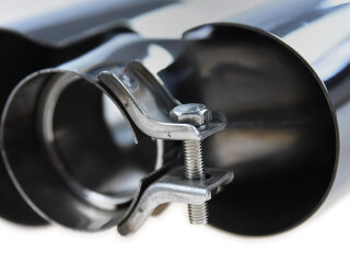 2x Exhaust Tailpipes for PORSCHE 997 Carrera -08 Exhaust Trims 99711198121 L+R