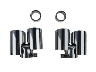 PORSCHE 997 Carrera用排気テールパイプ2本 - 08 排気トリム 99711198121 L+R