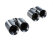 2x Exhaust Tailpipes for PORSCHE 997 Carrera -08 Exhaust Trims 99711198121 L+R