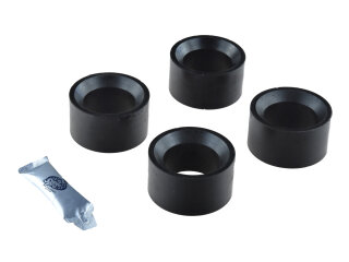 4x puntal de eje con cojinete de goma para PORSCHE 911 F/G 930 912 69- casquillo PU TRASERO SPORT