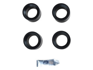 4x rubber gelagerde assteun voor PORSCHE 911 F/G 930 912 69 - PU-bus ACHTER SPORT