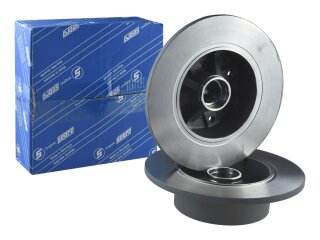 2x disques de frein pour PORSCHE 914 1.7 1.8 2.0 73-76 AVANT