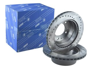 2x brake discs for PORSCHE 911 2.2 2.4 2.7 3.0 SC 930...