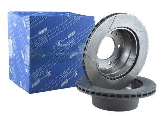 2x discos de freno para PORSCHE 911 2.2 2.4 2.7 3.0 SC...