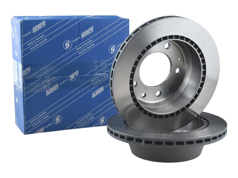 PORSCHE 911 2.0 SL (1968 年まで) 用ブレーキディスク 2 枚、リア ベンチレーテッド