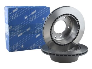 2 disques de frein arrière ventilés pour...