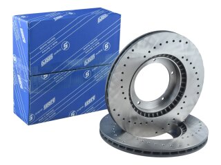 2x dischi freno per PORSCHE 911 2.2 2.4 2.7 3.0 930 924S...