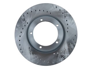 2x disques de frein pour PORSCHE 911 2.2 2.4 2.7 3.0 930 924S 944 -86 AVANT SPORT