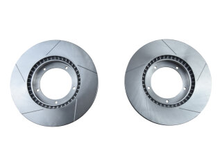 2x disques de frein pour PORSCHE 911 2.2 3.0 930 924S 944 &agrave; -86 AVANT fendus