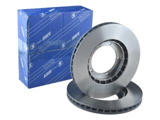 2x discos de freno para PORSCHE 911 3.2 Carrera DELANTERO