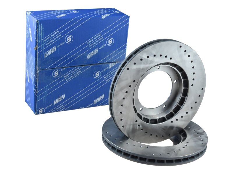 2x discos de freno para PORSCHE 911 3.2 Carrera DELANTERO...