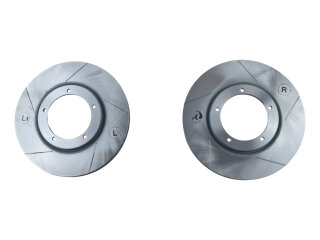 2x brake discs for PORSCHE 911 3.2 Carrera FRONT slotted