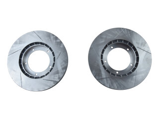 2x discos de freno para PORSCHE 911 3.2 Carrera DELANTERO ranurado