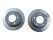 2x discos de freio para PORSCHE 911 3.2 Carrera REAR