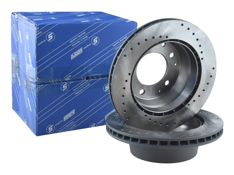 2x brake discs for PORSCHE 911 3.2 Carrera REAR SPORT