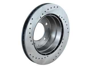 2x disques de frein pour PORSCHE 911 3.2 Carrera REAR SPORT