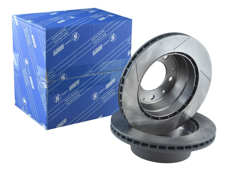 2x ブレーキディスク PORSCHE 911 3.2 Carrera REAR スロット付き